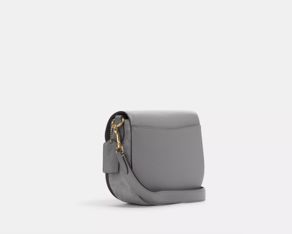 Coach Morgan Saddle Bag (Granite/RSKF) - Image 4