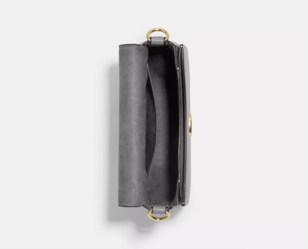 Coach Morgan Saddle Bag (Granite/RSKF) - Image 5