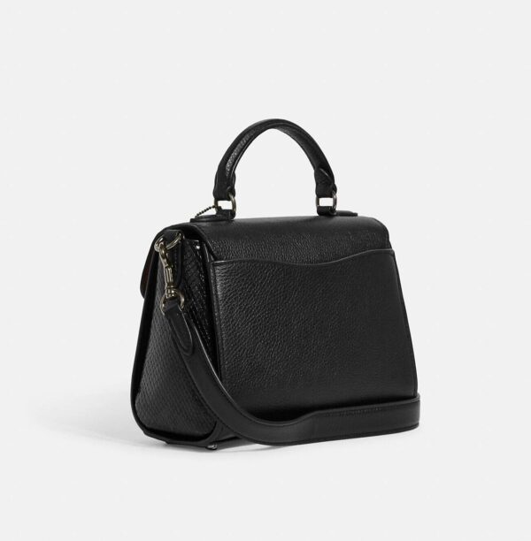 Coach Morgan Top Handle Satchel (Black) - Image 6