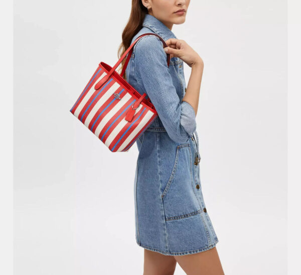 Coach Small Small City Tote (Chalk Multi) - Image 3
