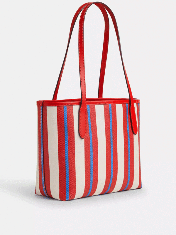 Coach Small Small City Tote (Chalk Multi) - Image 2
