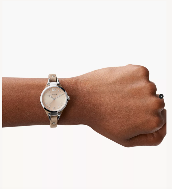Fossil Georgia Bone Leather Watch (ES2830) - Image 3