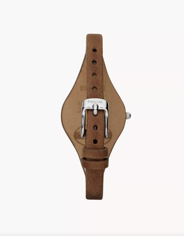 Fossil Georgia Brown Leather Watch (ES3060) - Image 3