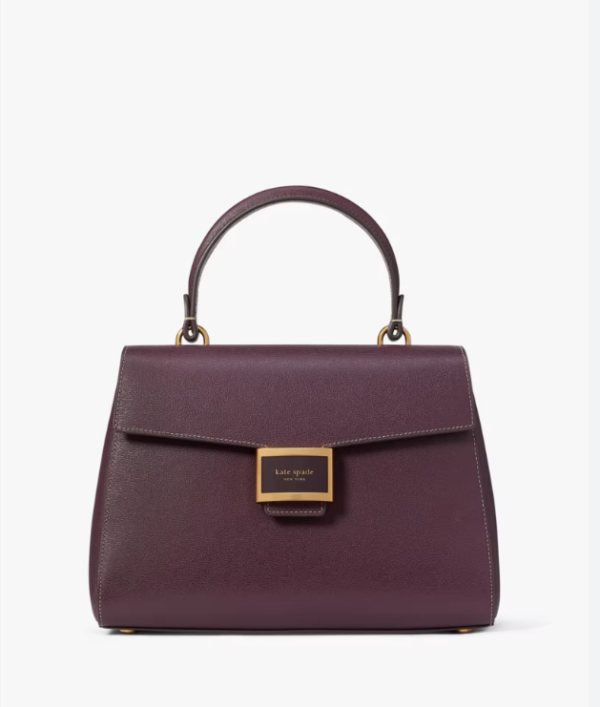 Kate Spade Katy Medium Top-handle Bag (Deep Cherry) - Boutique Collection