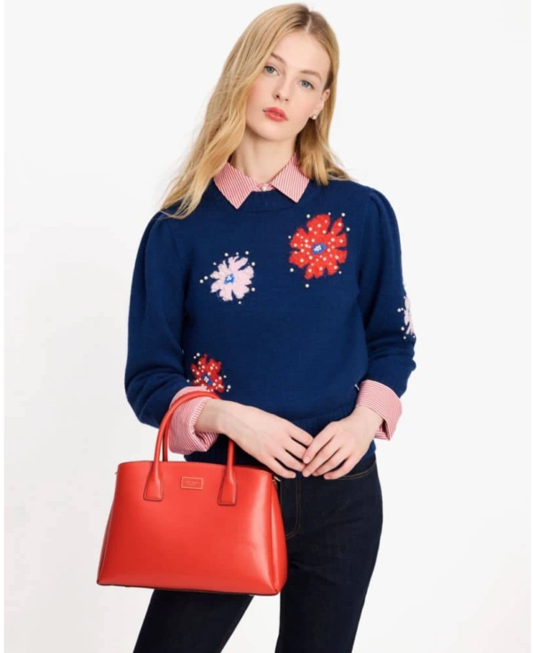 Kate Spade Serena Satchel (Red Berry) - Boutique Collection - Image 7