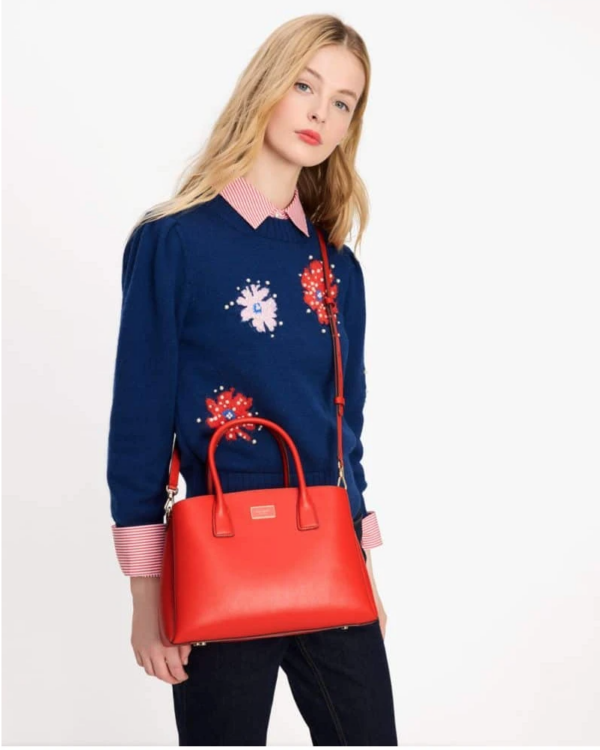 Kate Spade Serena Satchel (Red Berry) - Boutique Collection - Image 6