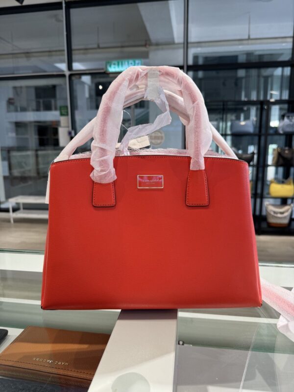 Kate Spade Serena Satchel (Red Berry) - Boutique Collection - Image 9