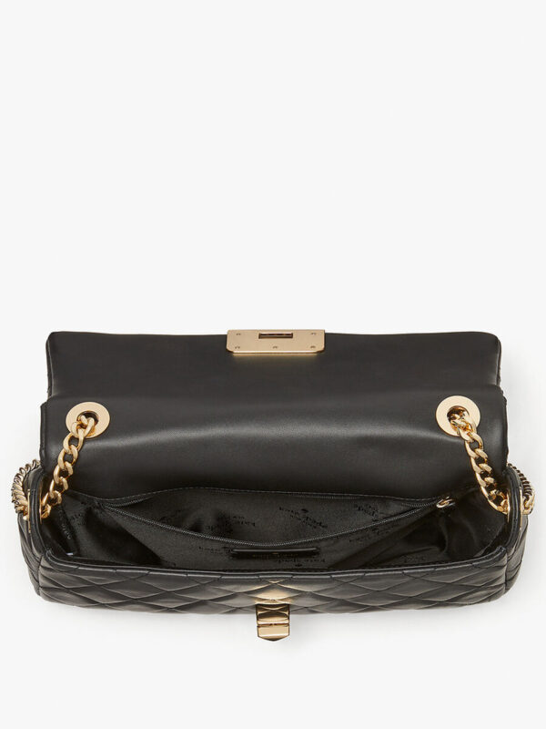 Kate Spade Carey Medium Flap Shoulder Bag (Black) - Image 2