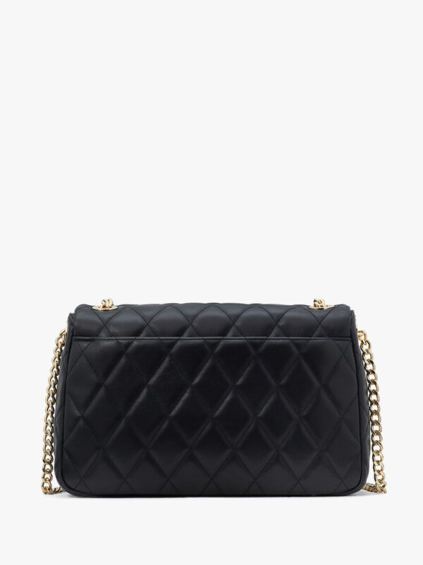 Kate Spade Carey Medium Flap Shoulder Bag (Black) - Image 5