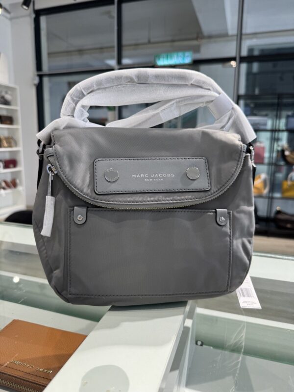 Marc Jacobs Preppy Nylon Mini Natasha (Rock Grey)