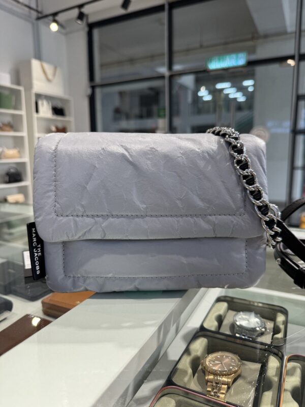 Marc Jacobs The Mini Pillow Bag (Grey/RSKF) - Image 2