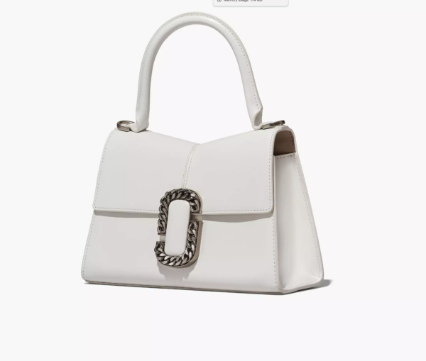 PRE ORDER - Marc Jacobs The St.Marc Top Handle (White) - Image 4