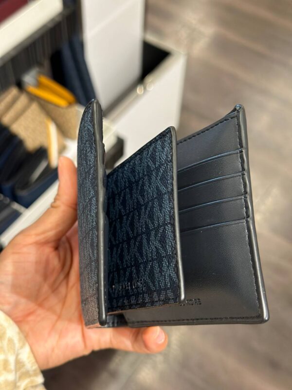 Michael Kors Harrison Logo Billfold Wallet With Passcase (Admiral) - Image 2