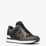 Michael Kors Maddy Logo Trainer (Brown Black) SIZE US8