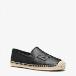 Michael Kors Hastings Logo Embossed Slip-On Espadrille (Black)