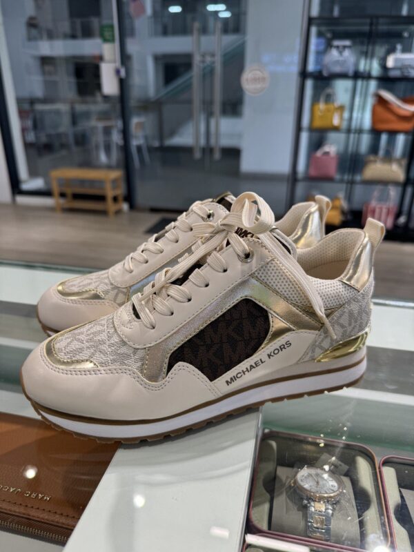 Michael Kors Allie Trainer (Beige/RSKF) Size US5
