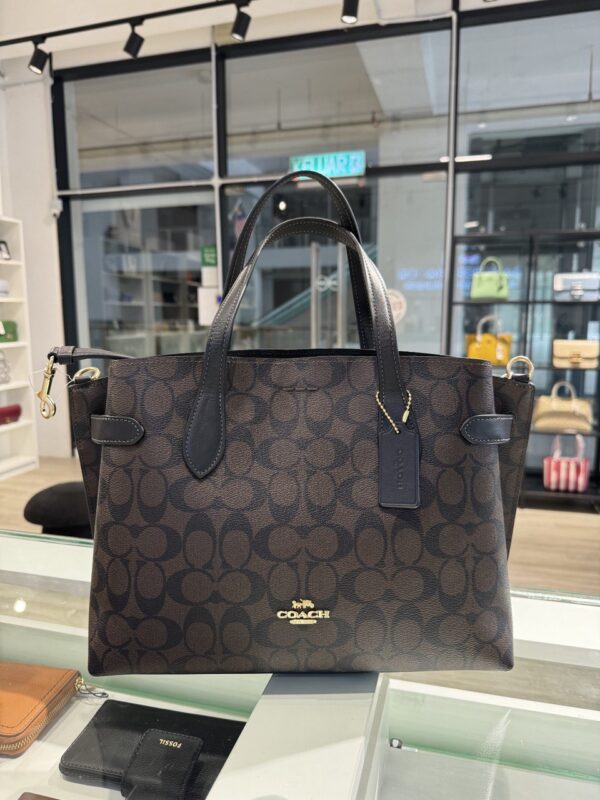 Coach Hanna Carryall (Brown Black) RSKF