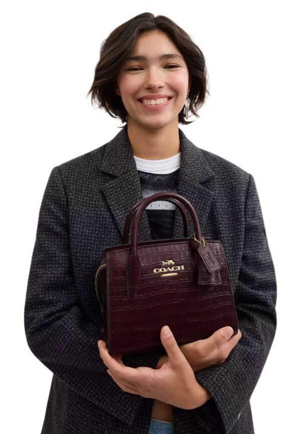 Coach Andrea Carryall Bag (Merlot) - Image 3