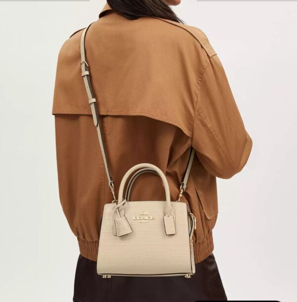 PRE ORDER - Coach Andrea Carryall Bag (Ivory) - Image 3