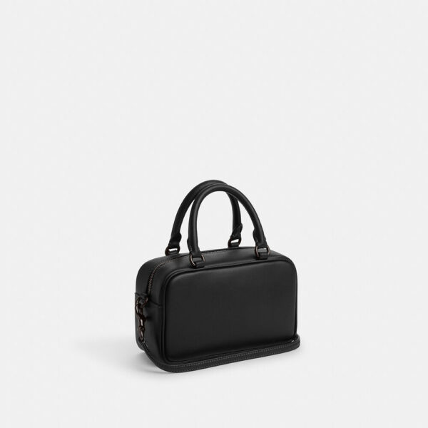 Coach Satchel Crossbody (Black) - Image 4