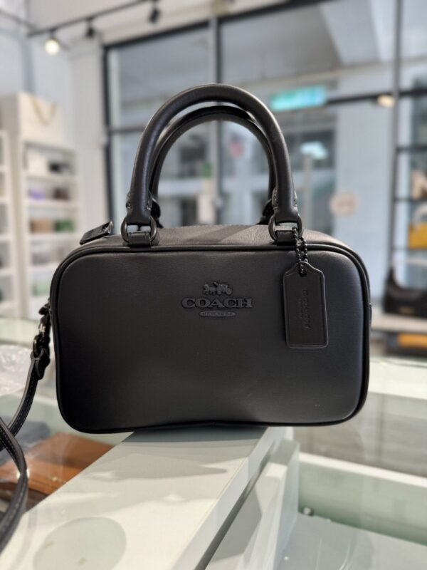Coach Satchel Crossbody (Black) - Image 7