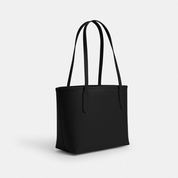 Coach Small City Tote Bag (Black) - Image 3