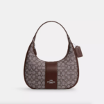 Pre Order-Coach Carmen Shoulder Bag In Signature Jacquard (Oak Maple)