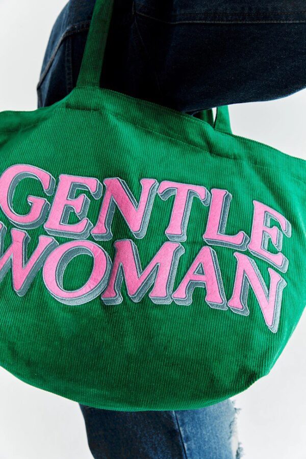 GENTLEWOMAN CORDUROY TOTE : BROWN - Image 2