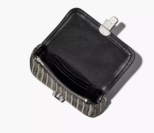 Marc Jacobs The Monogram J Marc Mini Shoulder Bag (Black) - Image 7