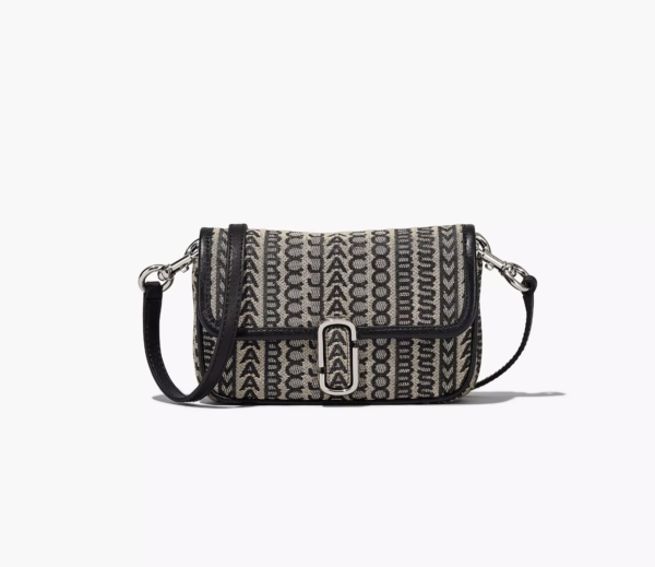 Marc Jacobs The Monogram J Marc Mini Shoulder Bag (Black) - Image 5