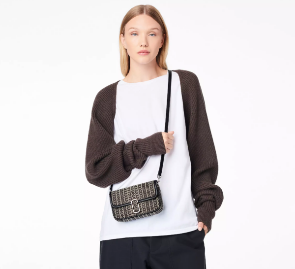 Marc Jacobs The Monogram J Marc Mini Shoulder Bag (Black) - Image 4