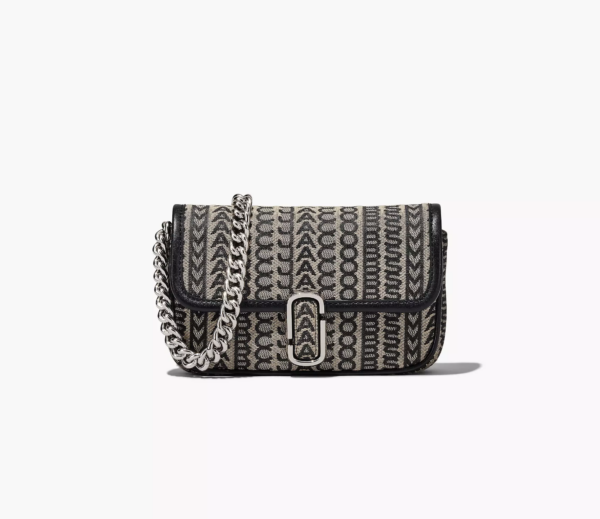 Marc Jacobs The Monogram J Marc Mini Shoulder Bag (Black)