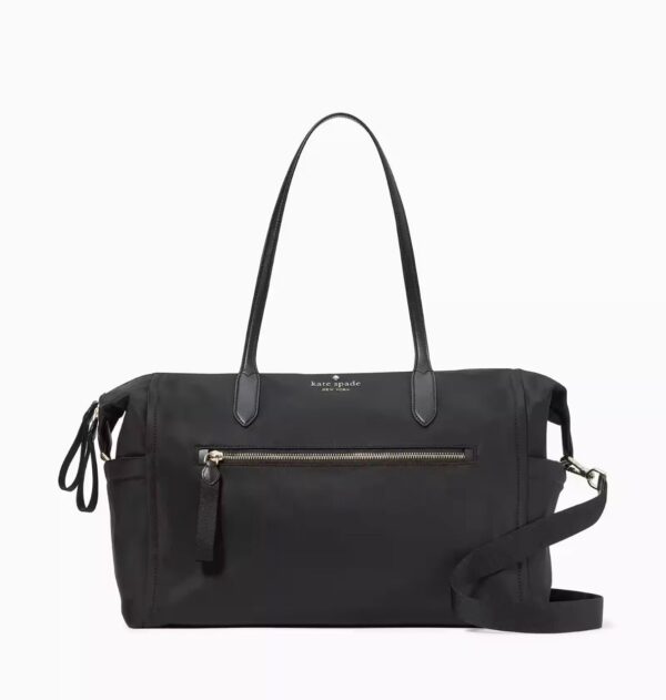 Kate Spade Chelsea Nylon Large Weekender (Black)