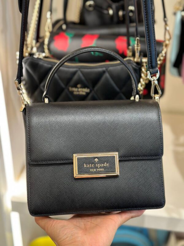 Kate Spade Reegan Top Handle Crossbody (Black) - Image 5