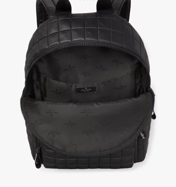 [Pre Order] - Kate Spade Camden Quilted Large Backpack (Black) - Image 3