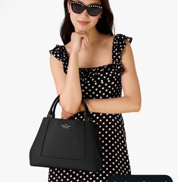 Kate Spade Lena Satchel (Black) - Image 4