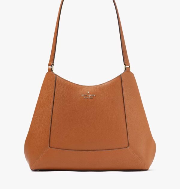 Kate Spade Lena Triple Compartment Shoulder Bag (Warm Gingerbread)