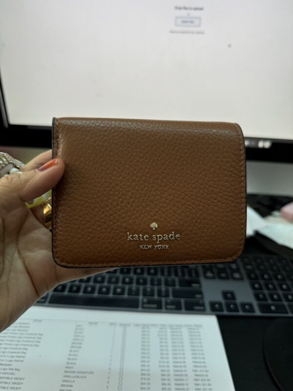PRE ORDER - Kate Spade Lena Kleines Klapp Portemonnaie (Ginger)
