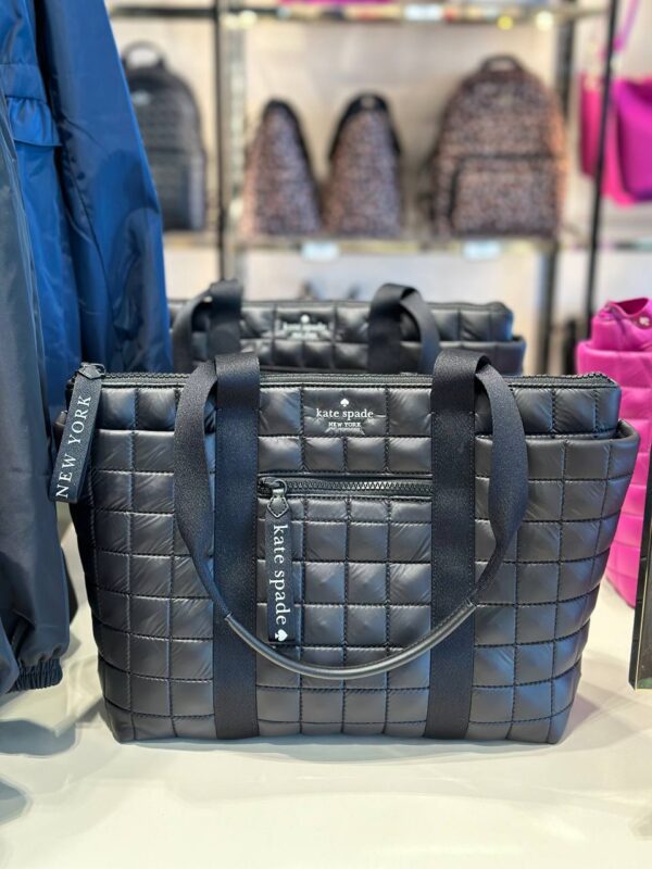 Kate Spade Camden Quilted Medium Tote (Black) - Image 2
