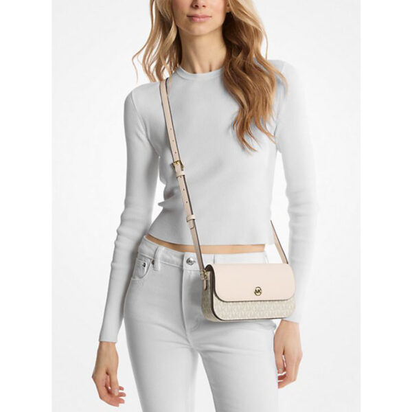 Michael Kors Jet Set Travel Crossbody Bag (Cream Multi) - Image 2