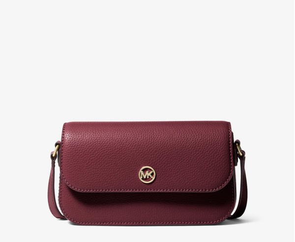 Michael Kors Jet Set Travel Crossbody Bag (Oxblood)