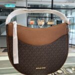 PRE ORDER - Michael Kors Dover Large Signature Logo Shoulder Bag (Brown)
