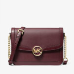 Michael Kors Leida Medium Shoulder Bag (Oxblood)