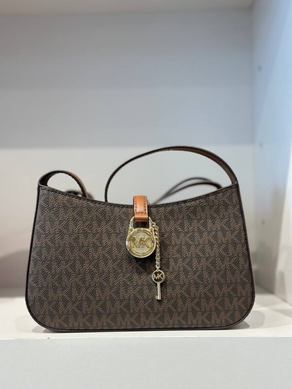 PRE ORDER - Michael Kors Lyra Small Pouchette (Brown)