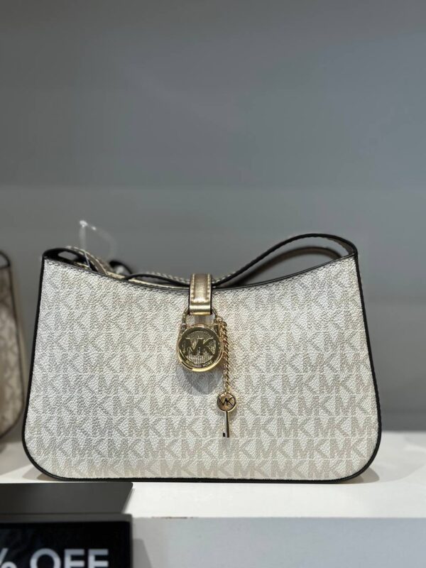 PRE ORDER - Michael Kors Lyra Small Pouchette (Vanilla)