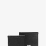 Michael Kors Rivington Billfold Wallet With Passcase (Black)
