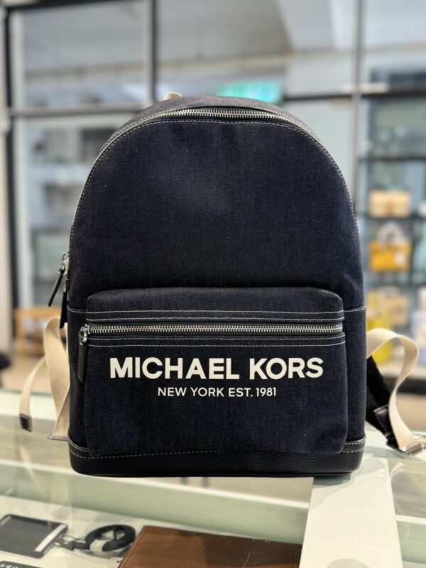 Michael Kors Cooper Denim Backpack (Denim) - Image 2