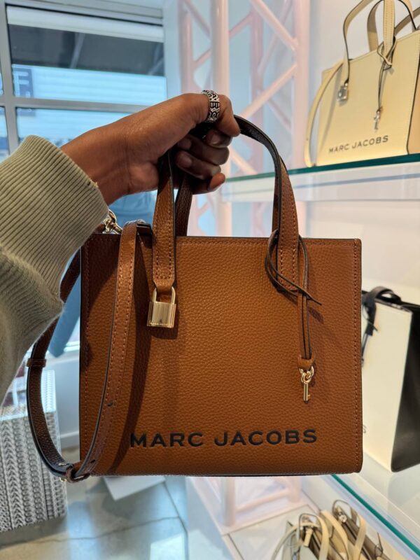 Marc Jacobs Mini Grind Tote Bag (Cognac)