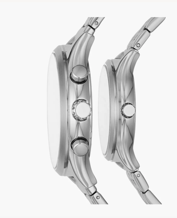Fossil His and Her Fenmore Multifunction Stainless Steel Watch Gift Set (BQ2468SET) - Image 4