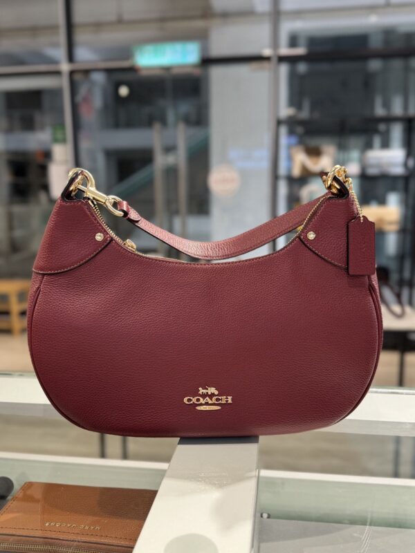 Coach Mara Leather Hobo (Cherry) RSKF - Image 2